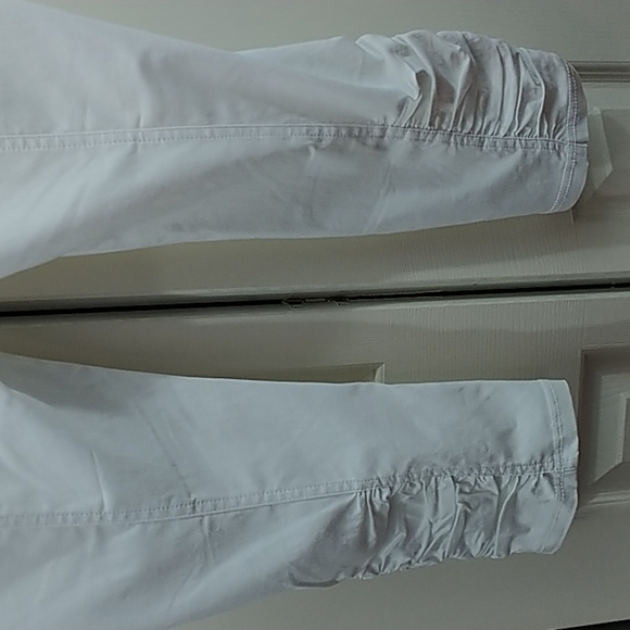 INC International Concepts White Crop Pants with Ankle Detail  14 - Picture 11 of 11
